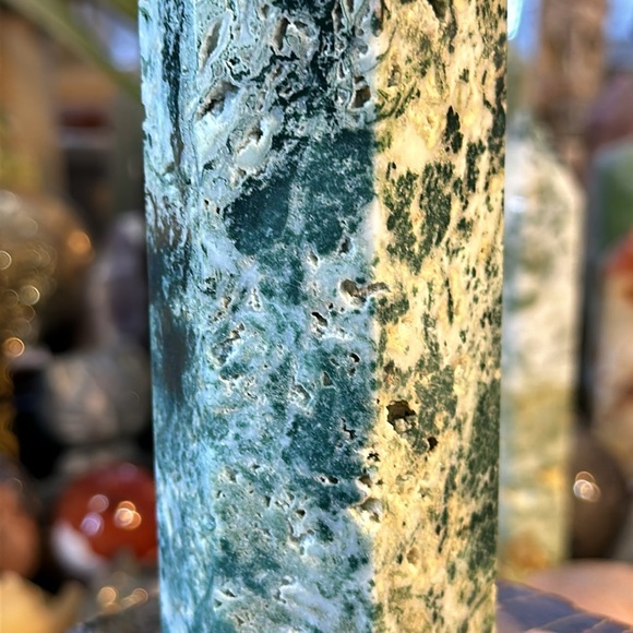Moss Agate Crystal Tower! - Picture 7 of 12